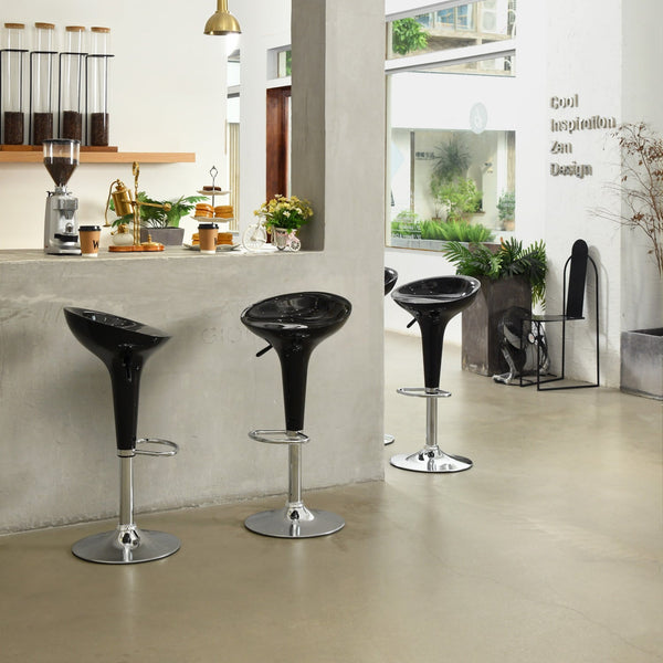 Swivel Adjustable Height Bar Stool (Set of 2)