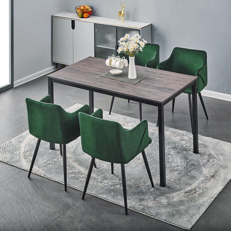 BRANDT Dining Table with Metal Leg