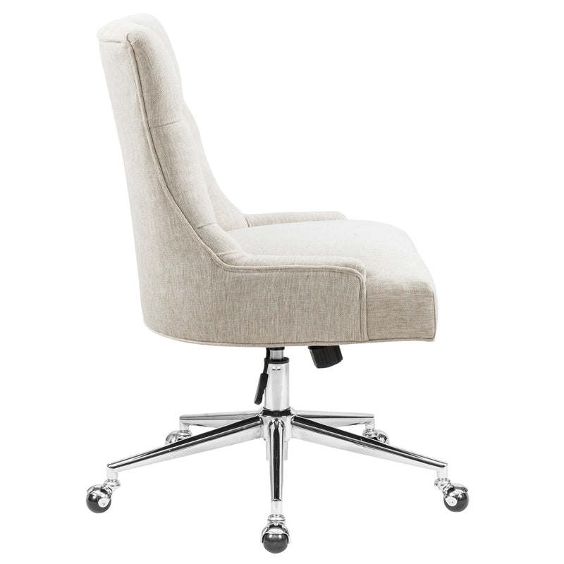 CHADEN Fully Upholstered Swivel Office Chair