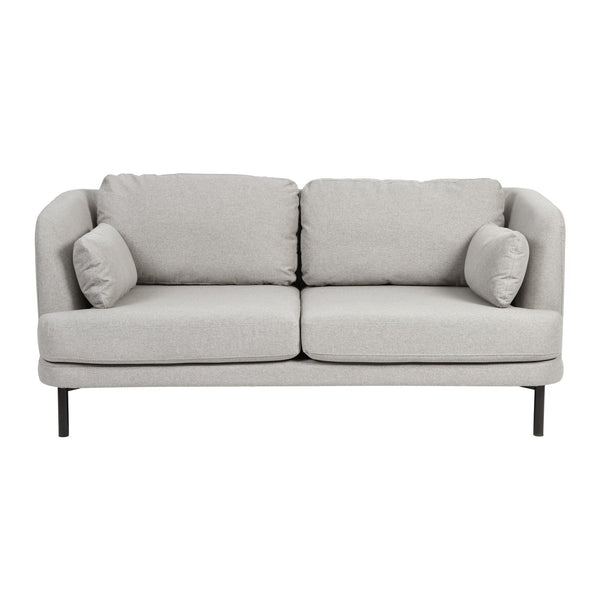 CLEMENCY Arm Chesterfield Loveseat with Reversible Cushions