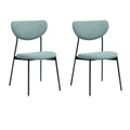 COFFEY Set of 2 Open Back Stacking Side Chair