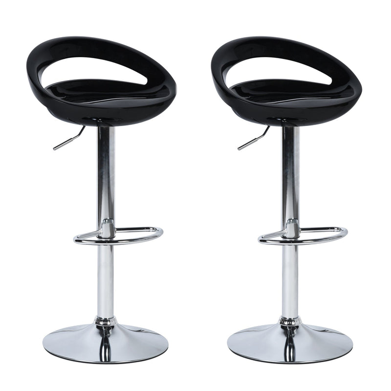 ELLEN 2-Piece Swivel Adjustable Height Bar Stool