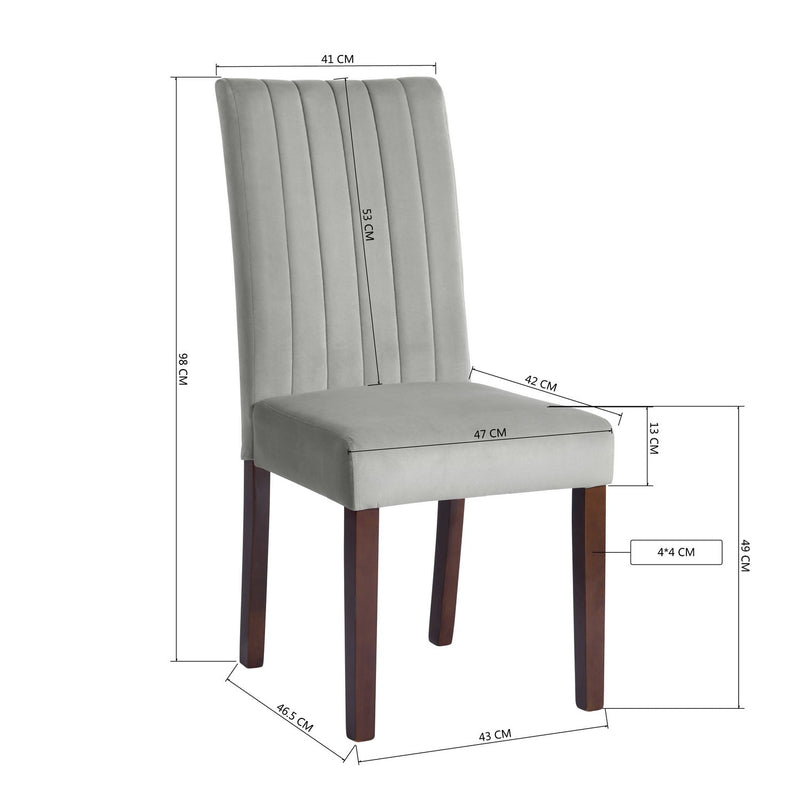 Velvet Side Chair (Set of 2)