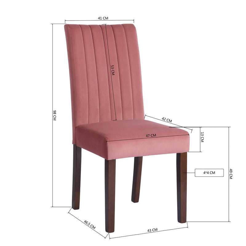 Velvet Side Chair (Set of 2)