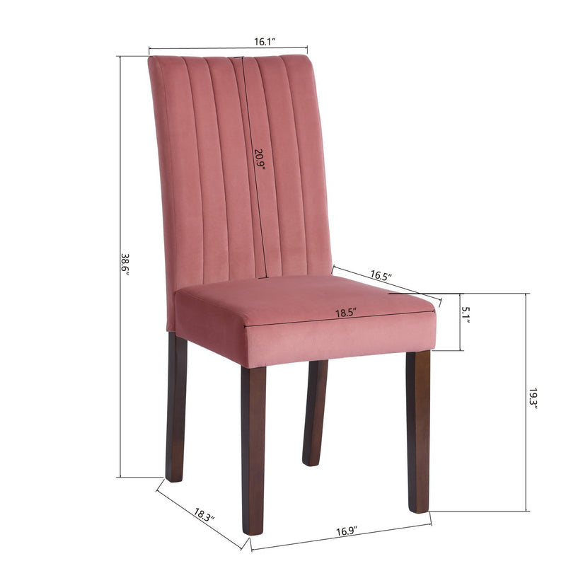 Velvet Side Chair (Set of 2)