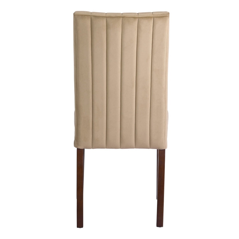 Fabric Upholstered (Set of 2) in taupe