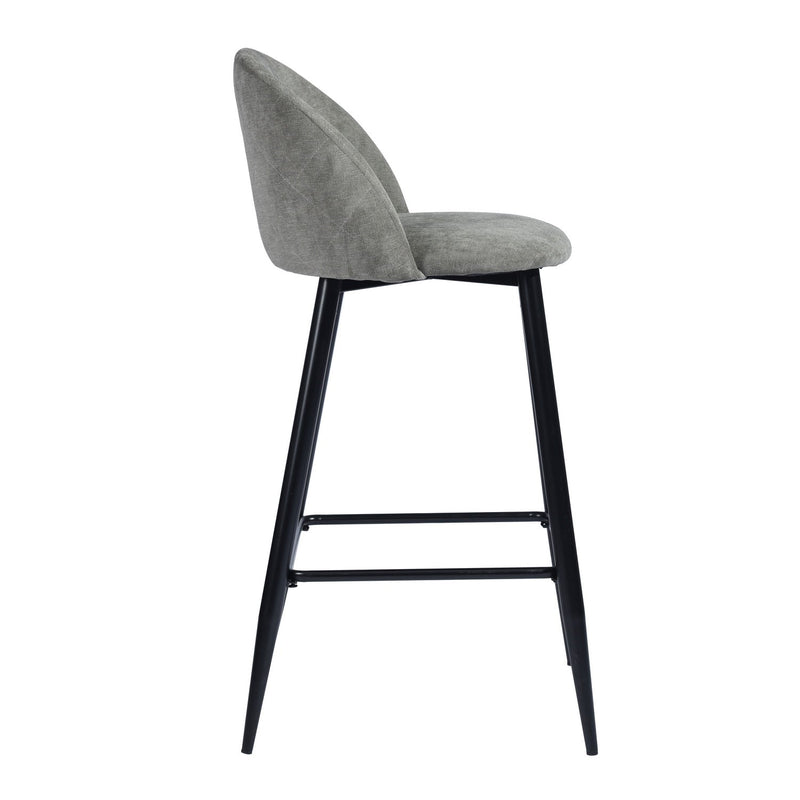 HASEEB 2-Piece 30'' Upholstered Bar Stool