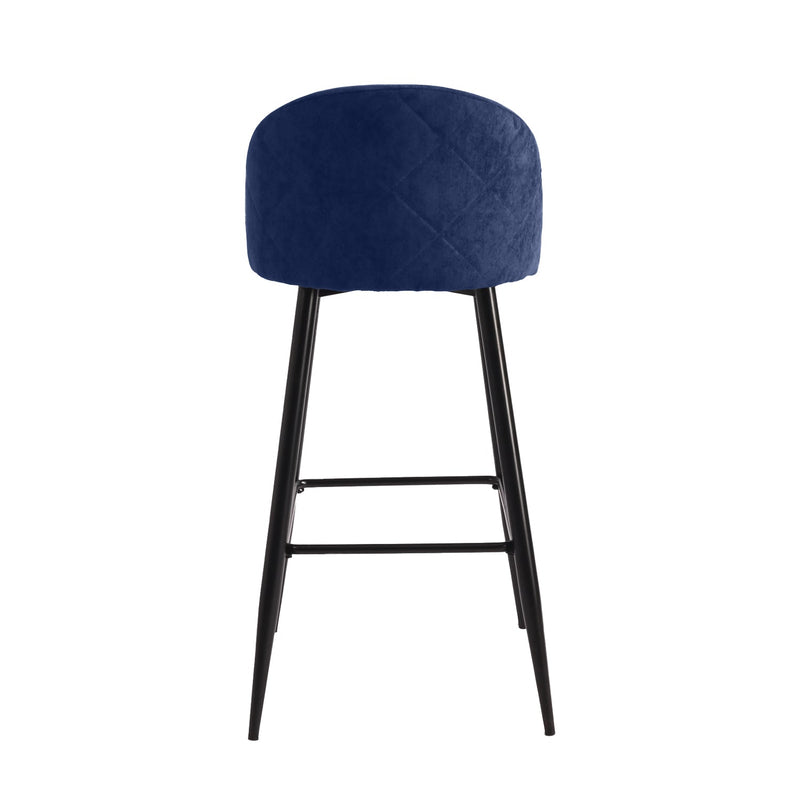 HASEEB 2-Piece 30'' Upholstered Bar Stool