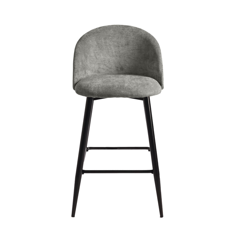 Haseeb 2-Piece 26" Upholstered Counter Height Bar Stool Bar Chairs
