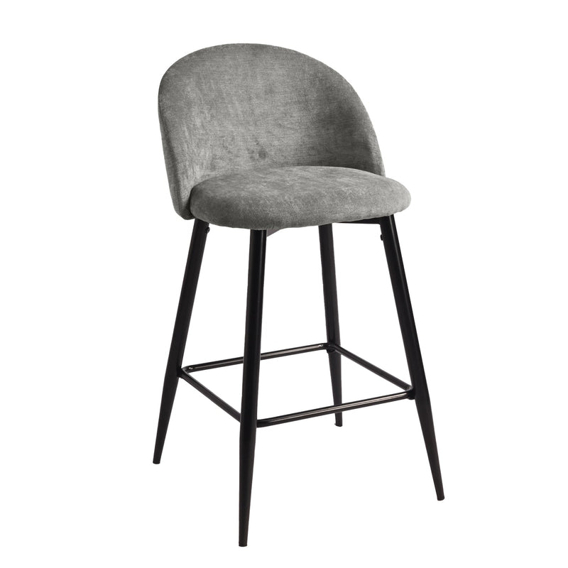 Haseeb 2-Piece 26" Upholstered Counter Height Bar Stool Bar Chairs