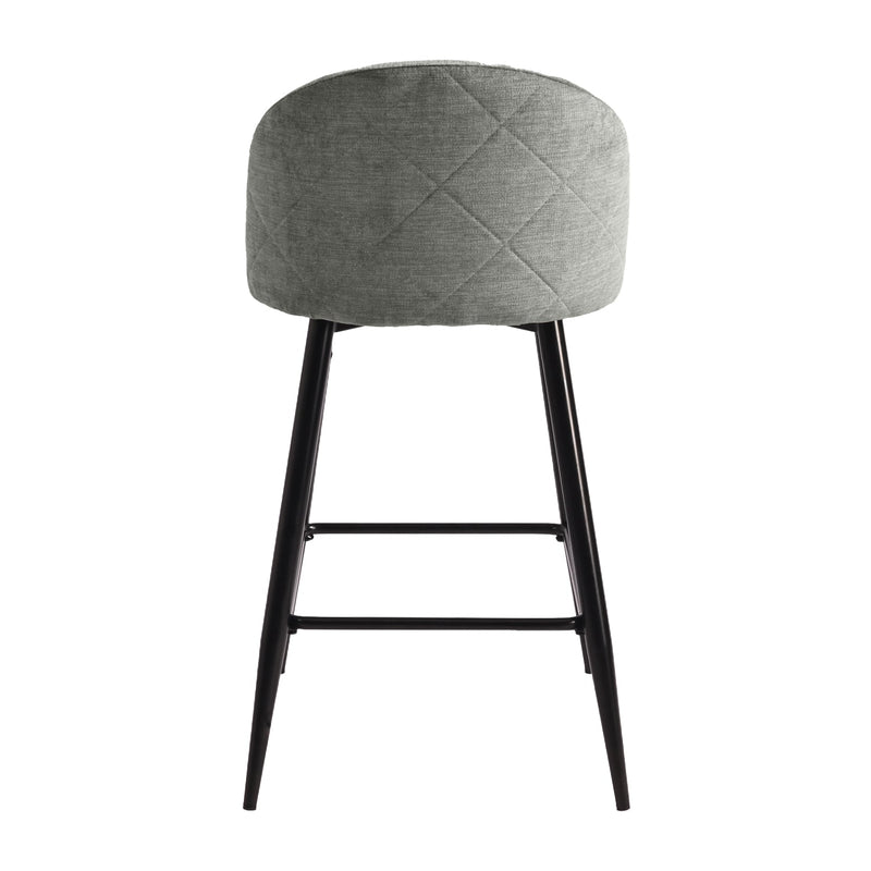 Haseeb 2-Piece 26" Upholstered Counter Height Bar Stool Bar Chairs