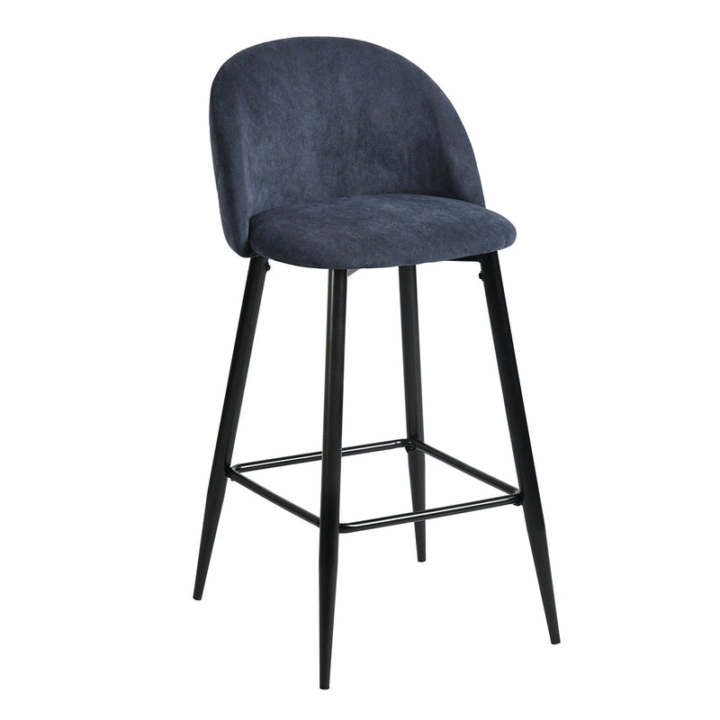 Haseeb 2-Piece 26" Upholstered Counter Height Bar Stool Bar Chairs