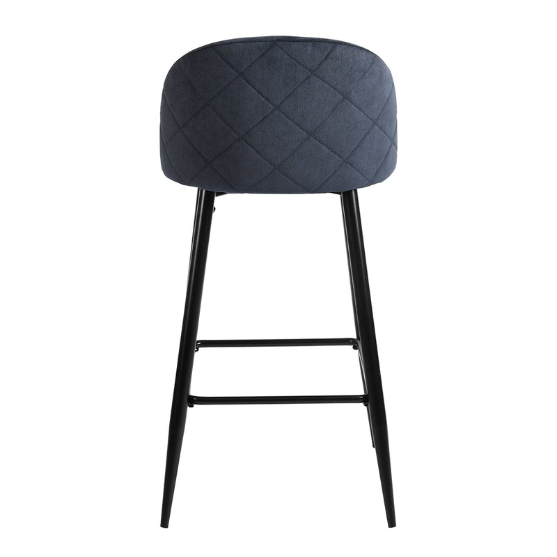 Haseeb 2-Piece 26" Upholstered Counter Height Bar Stool Bar Chairs