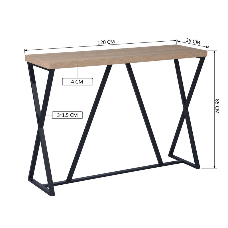 47.2'' Couch Console Table, Long Console Table for Living Room, Entry Console Table, Sofa Table