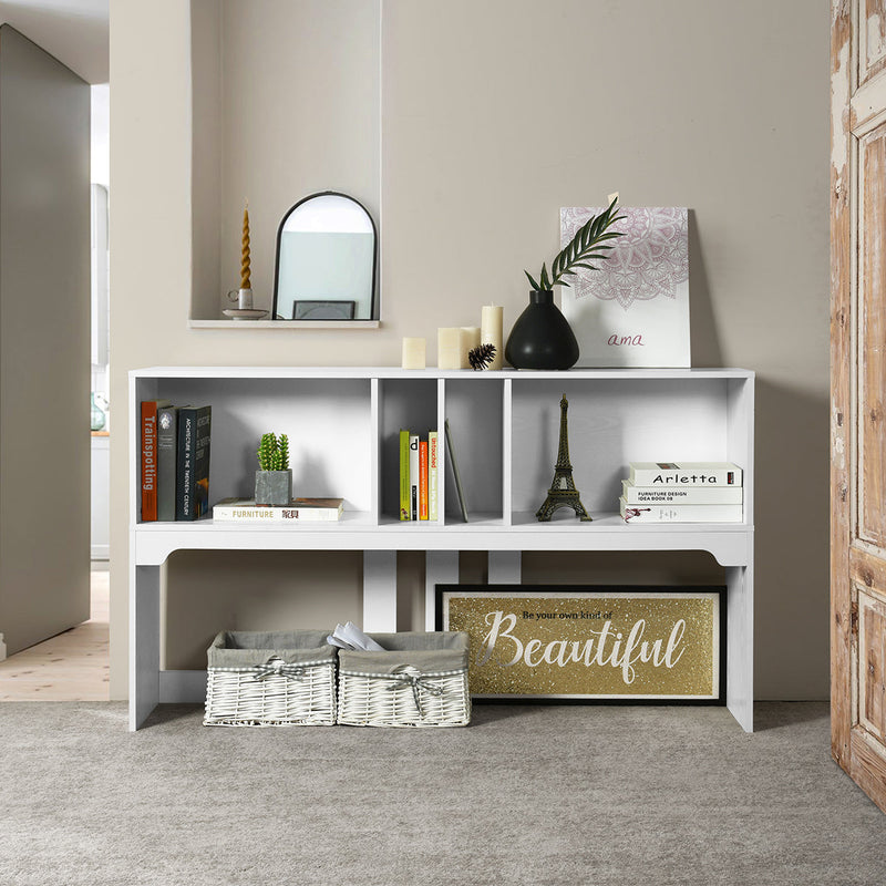 55'' White Modern Console Table With Storage