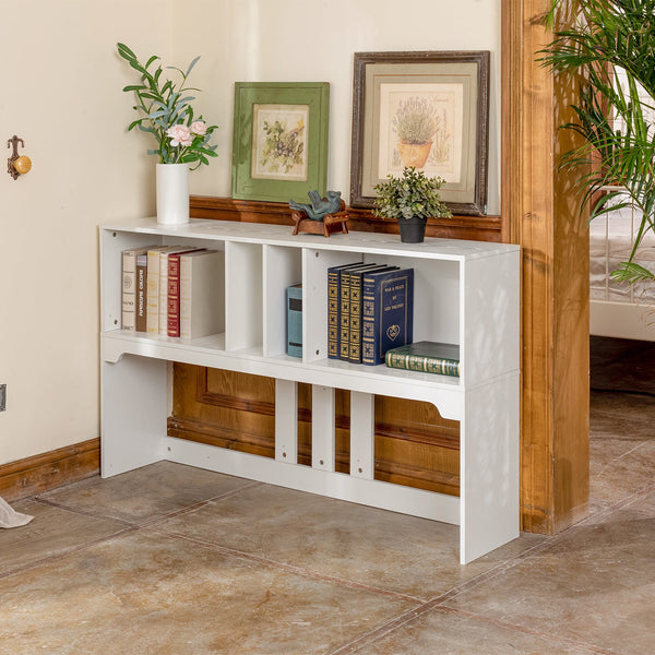 55'' White Modern Console Table With Storage