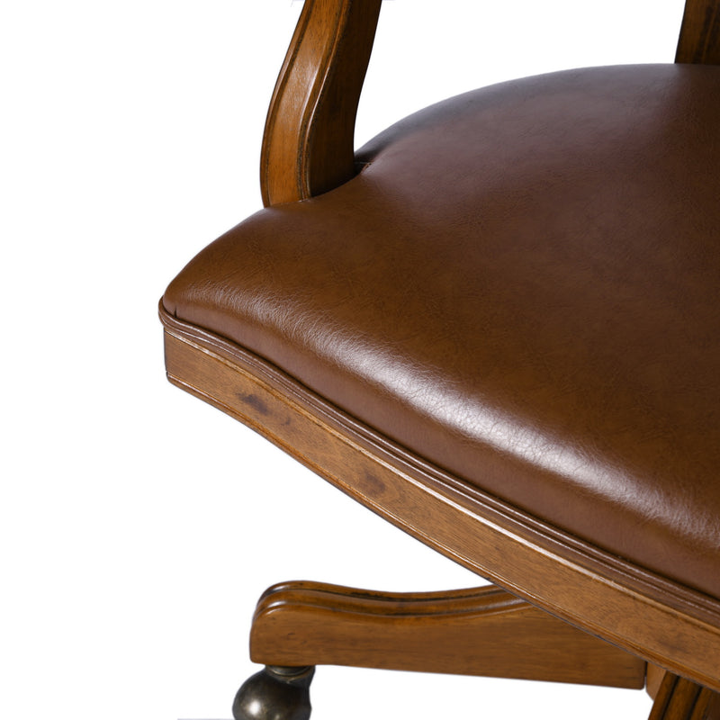 KERRI Vintage Faux Leather Executive Chair