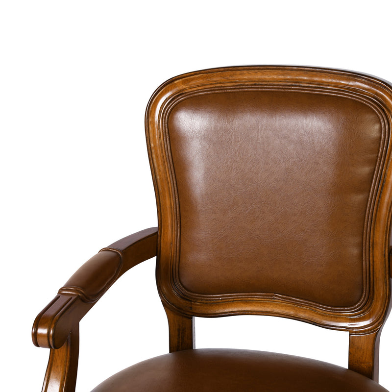 KERRI Vintage Faux Leather Executive Chair