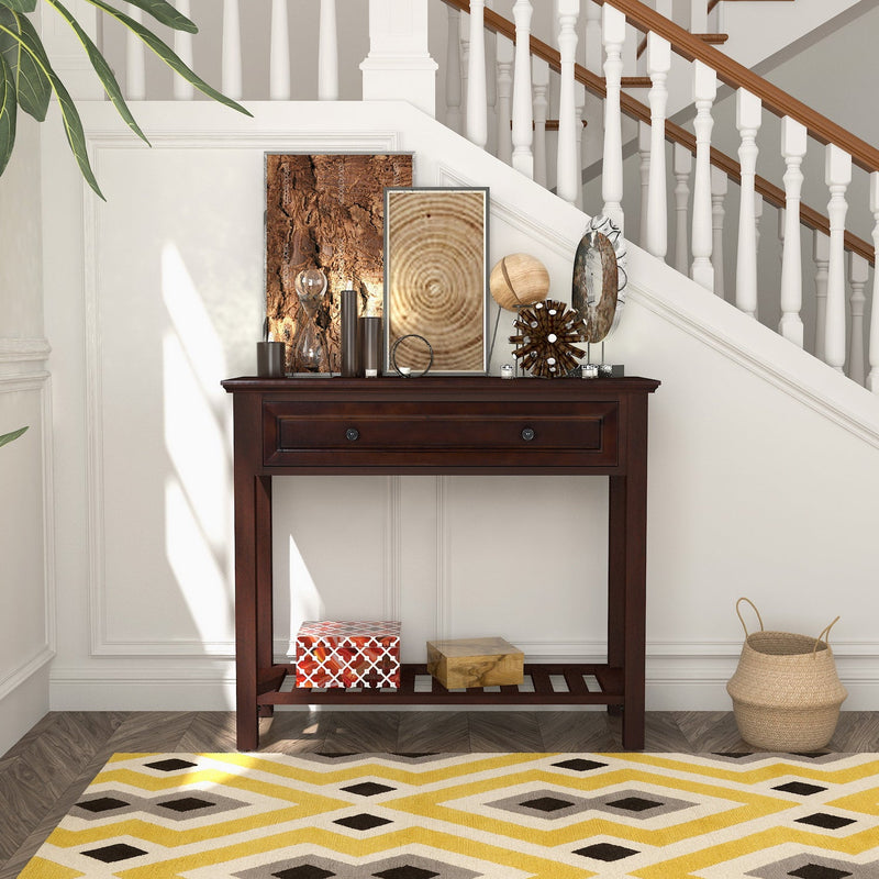 33.7' Tall End Table with Storage