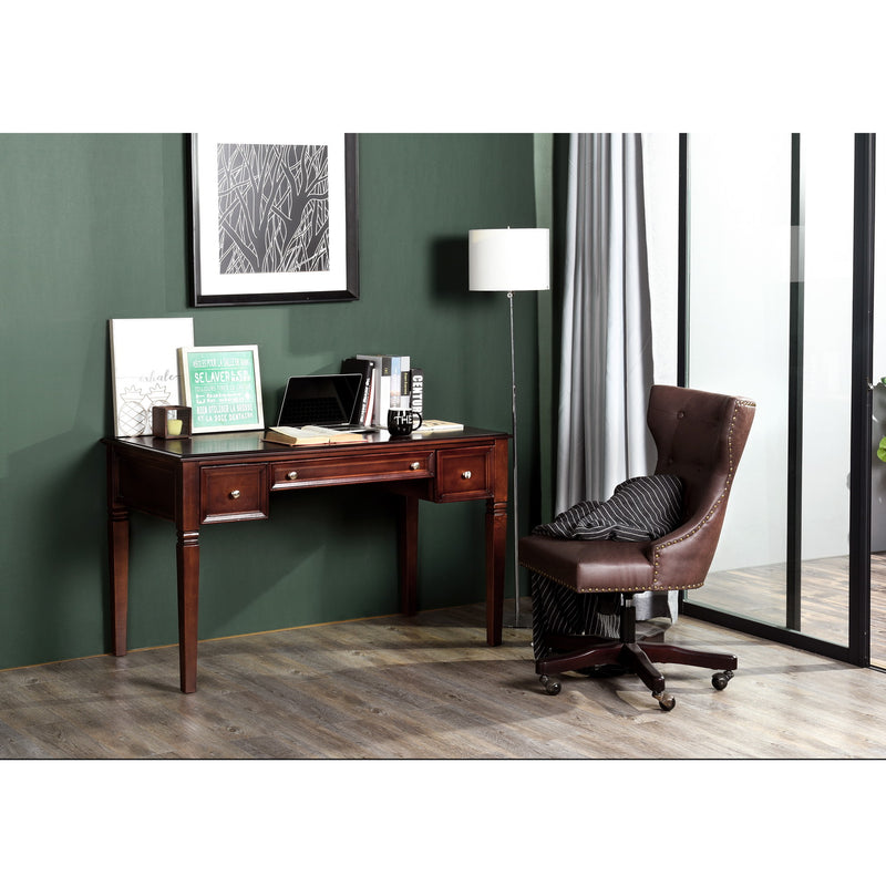 MILDRED 50.4" Wide Writing Desk with Drawers and USB Adapter