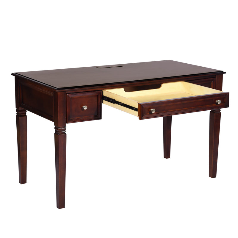 MILDRED 50.4" Wide Writing Desk with Drawers and USB Adapter