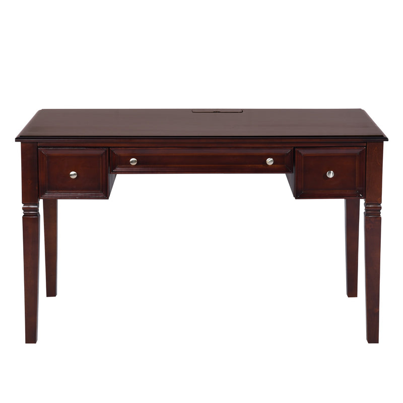 MILDRED 50.4" Wide Writing Desk with Drawers and USB Adapter