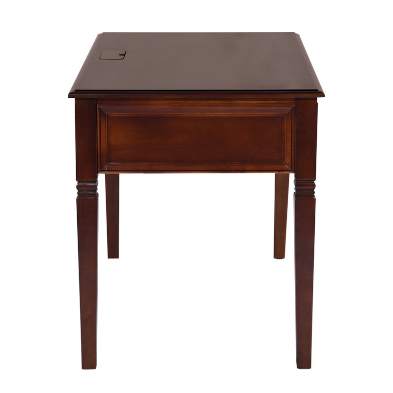 MILDRED 50.4" Wide Writing Desk with Drawers and USB Adapter