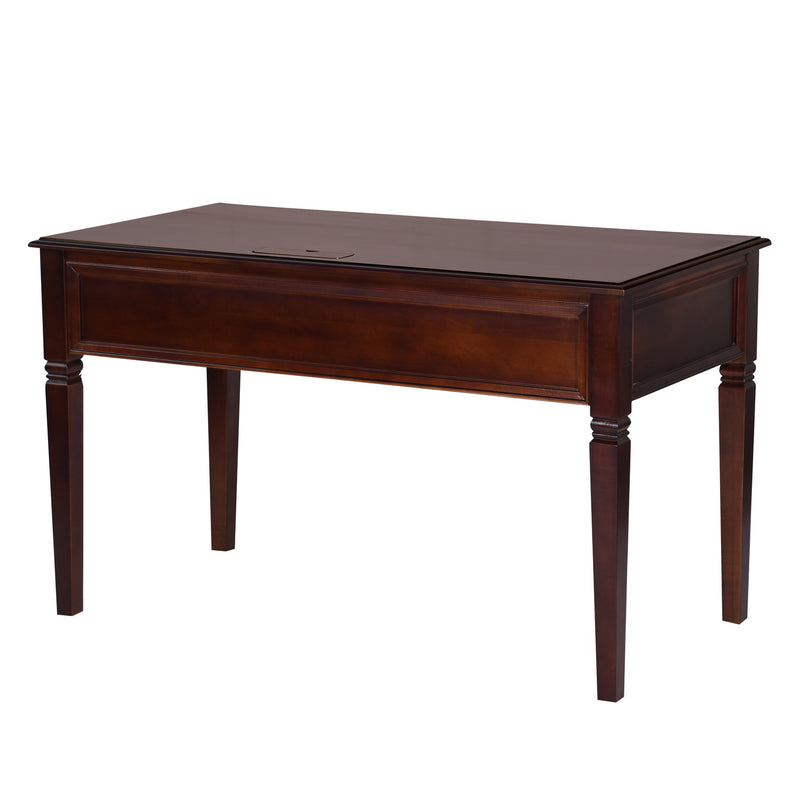 MILDRED 50.4" Wide Writing Desk with Drawers and USB Adapter