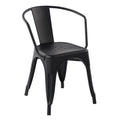 MOSAN Industrial Metal Dining Chairs