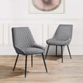 RABIOT Velvet Upholstered Dining Chair in Dining Room