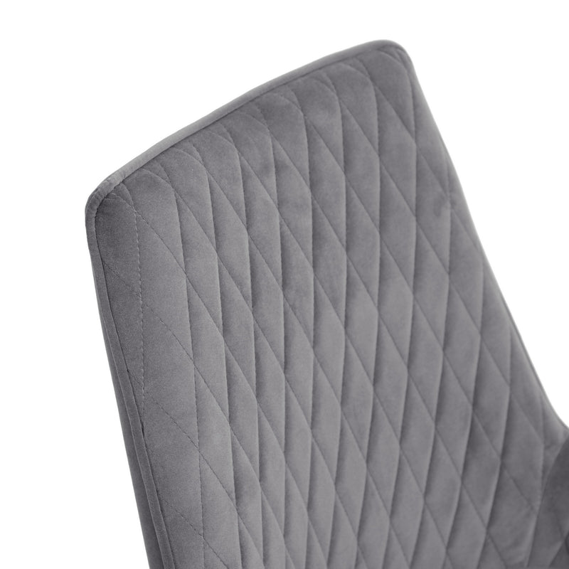 RABIOT Velvet Upholstered Dining Chair in Dining Room