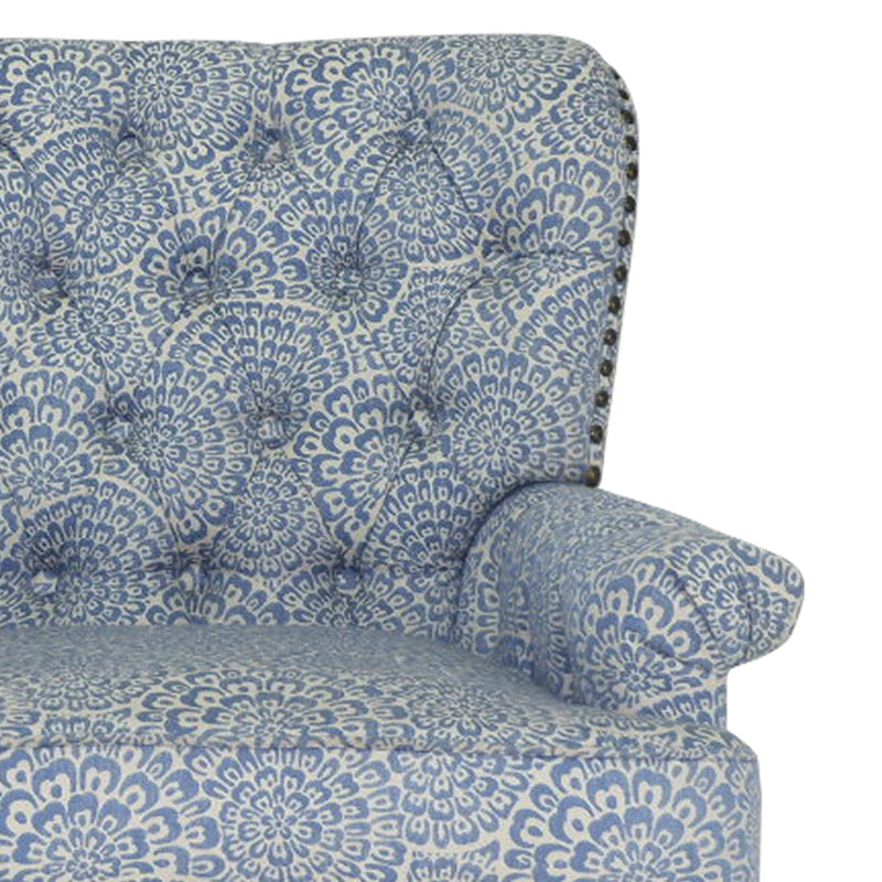 ROGERS Upholstered Wingback chair 33" Wide