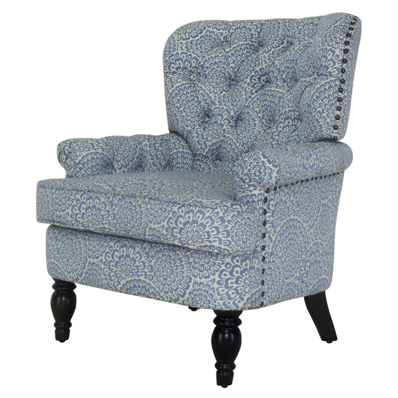 ROGERS Upholstered Wingback chair 33" Wide