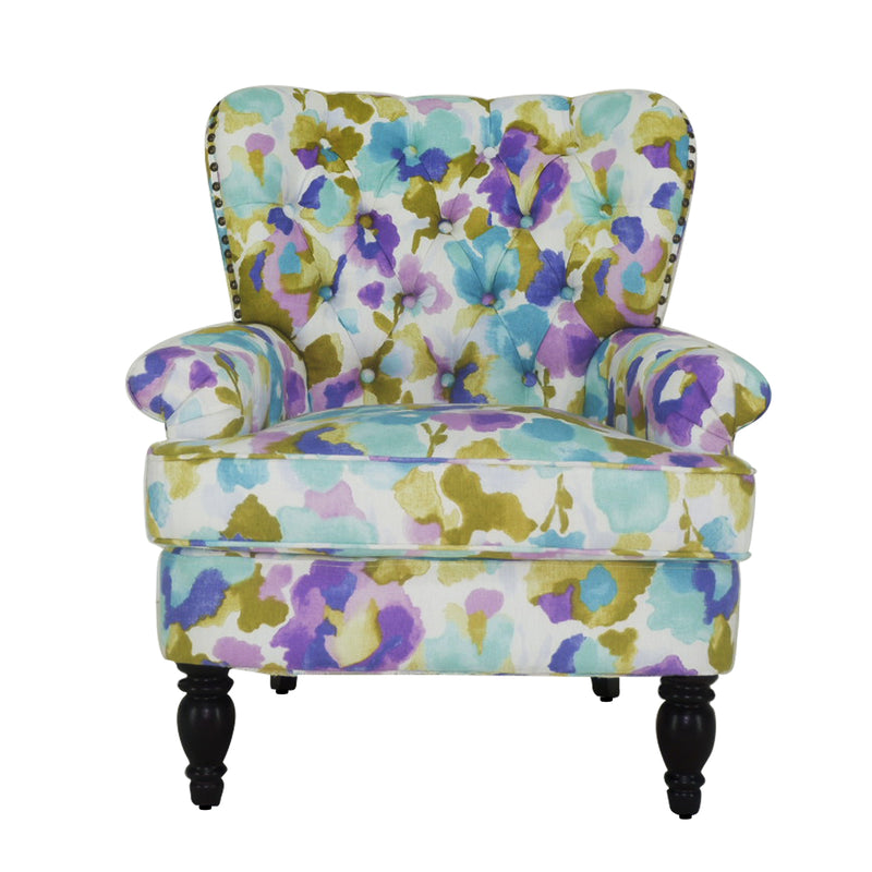 ROGERS Upholstered Wingback chair 33" Wide