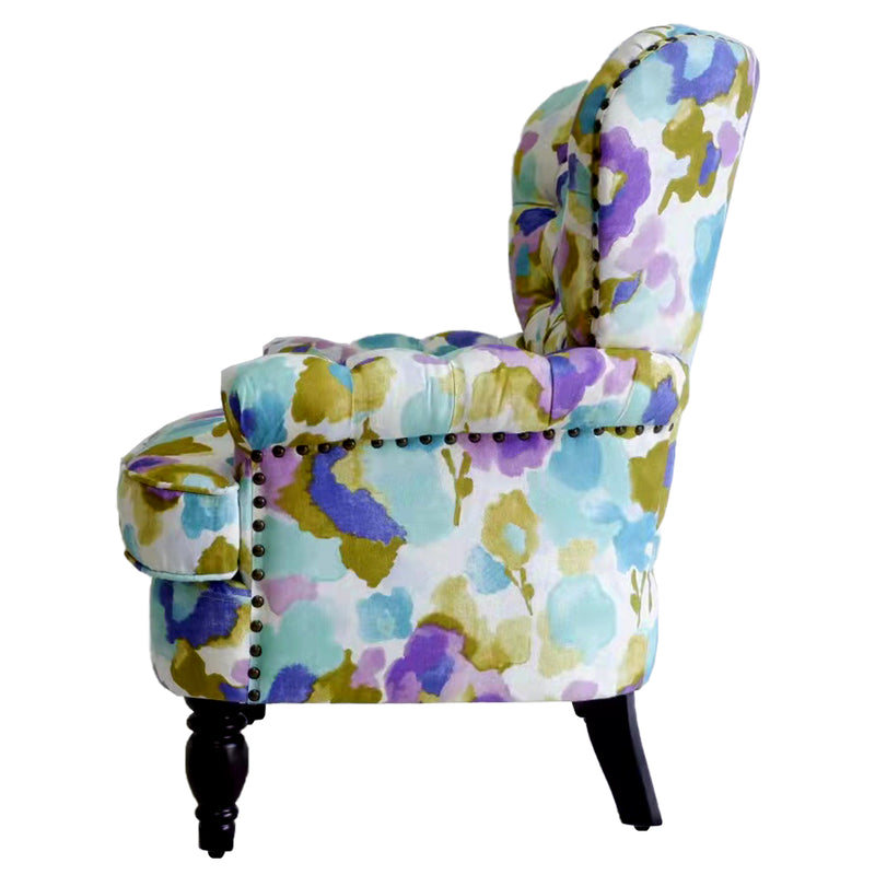 ROGERS Upholstered Wingback chair 33" Wide