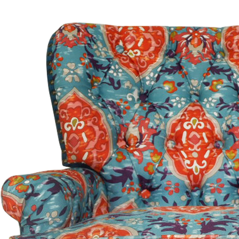 ROGERS Upholstered Wingback chair 33" Wide