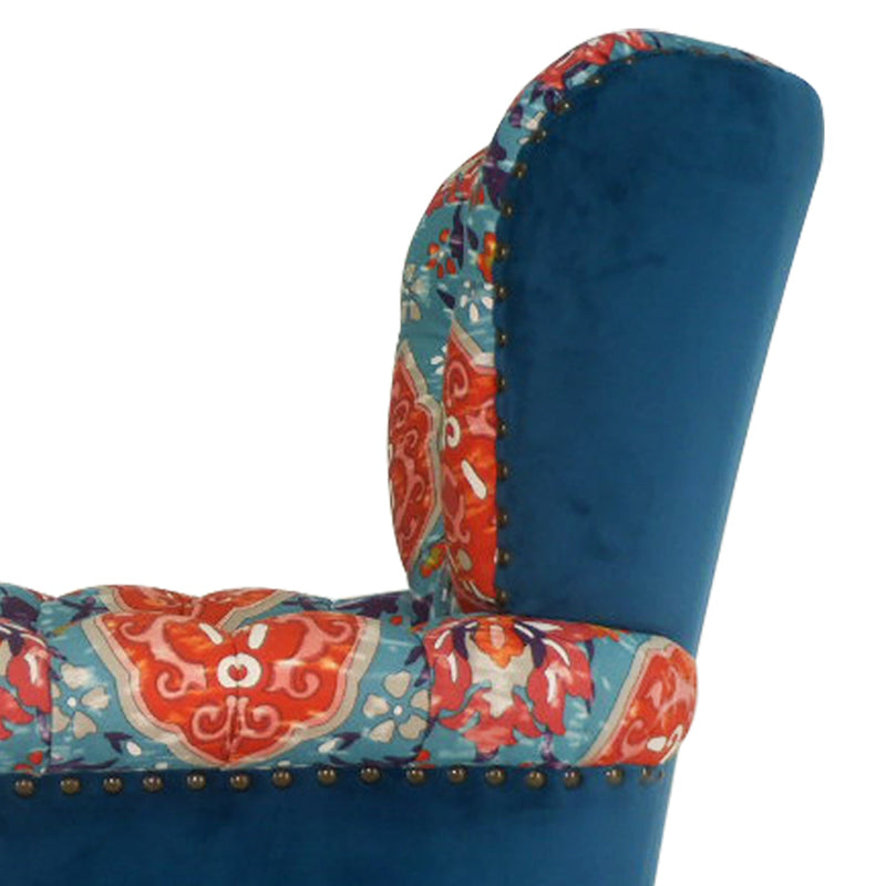 ROGERS Upholstered Wingback chair 33" Wide