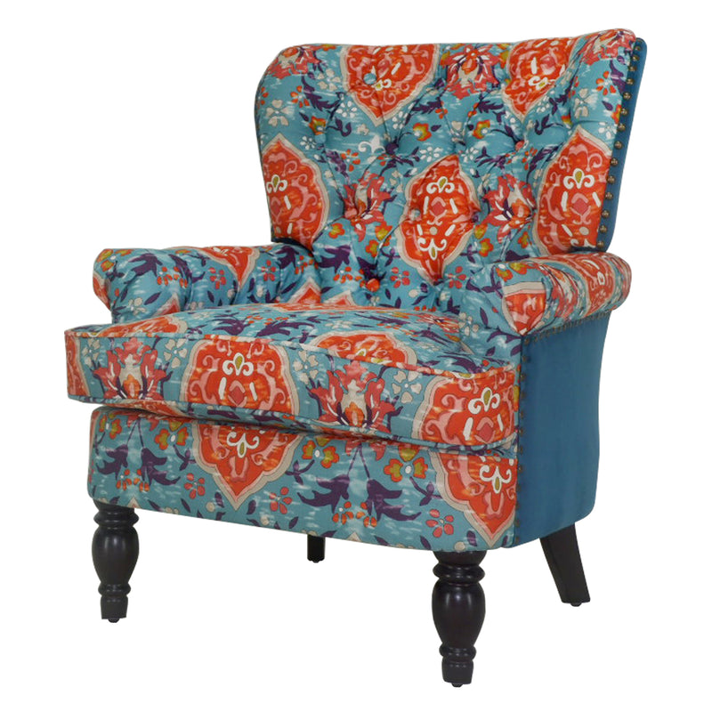 ROGERS Upholstered Wingback chair 33" Wide
