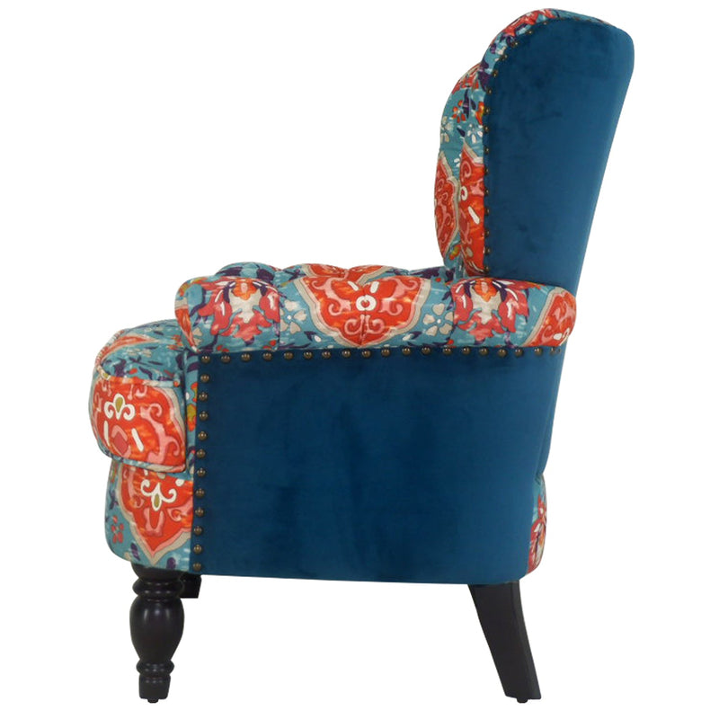 ROGERS Upholstered Wingback chair 33" Wide