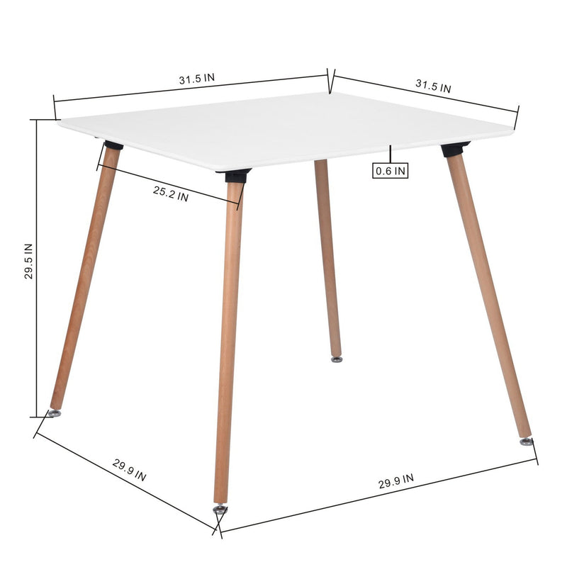 43.3” Wooden Dining Table