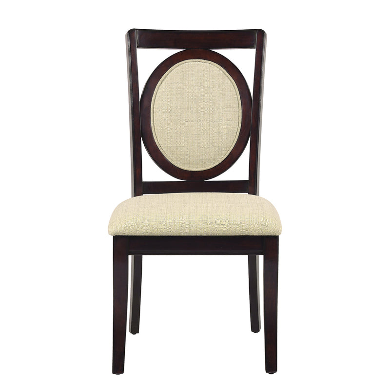 Side Chair in Dark Brown (Set of 2)