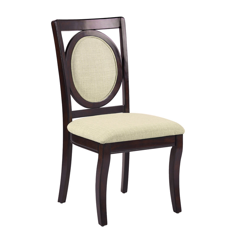 Side Chair in Dark Brown (Set of 2)