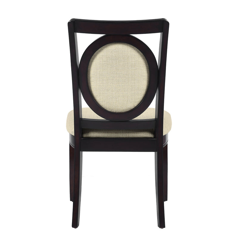 Side Chair in Dark Brown (Set of 2)