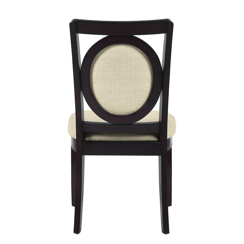 Side Chair in Dark Brown (Set of 2)