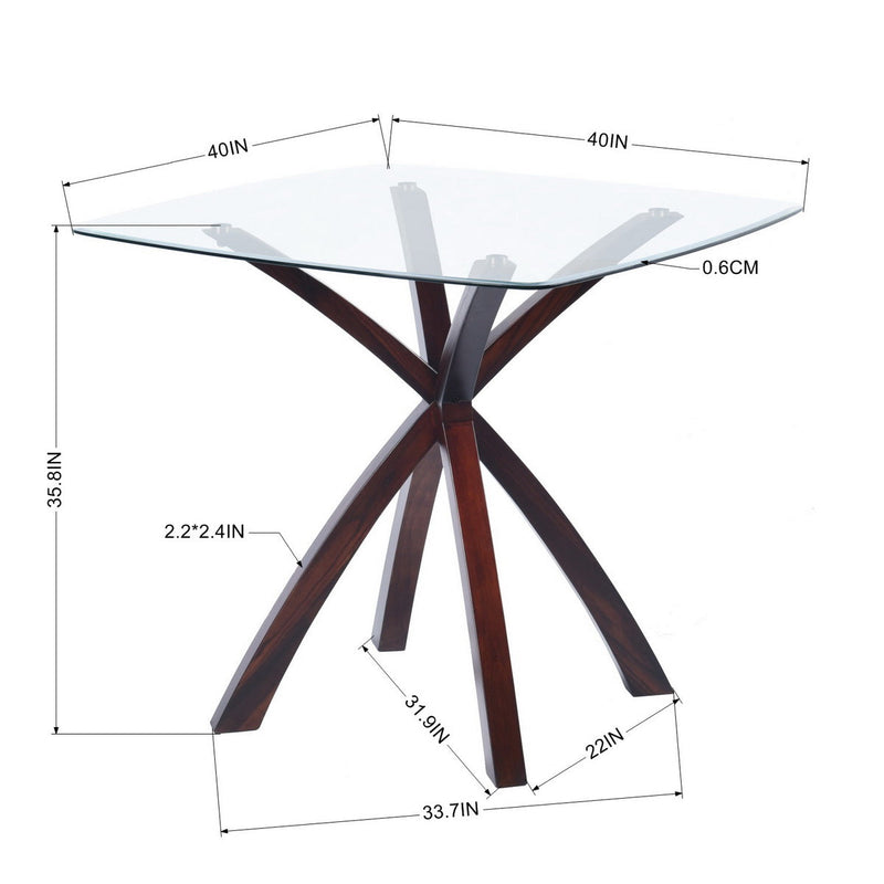 Height 40' Pedestal Dining Table