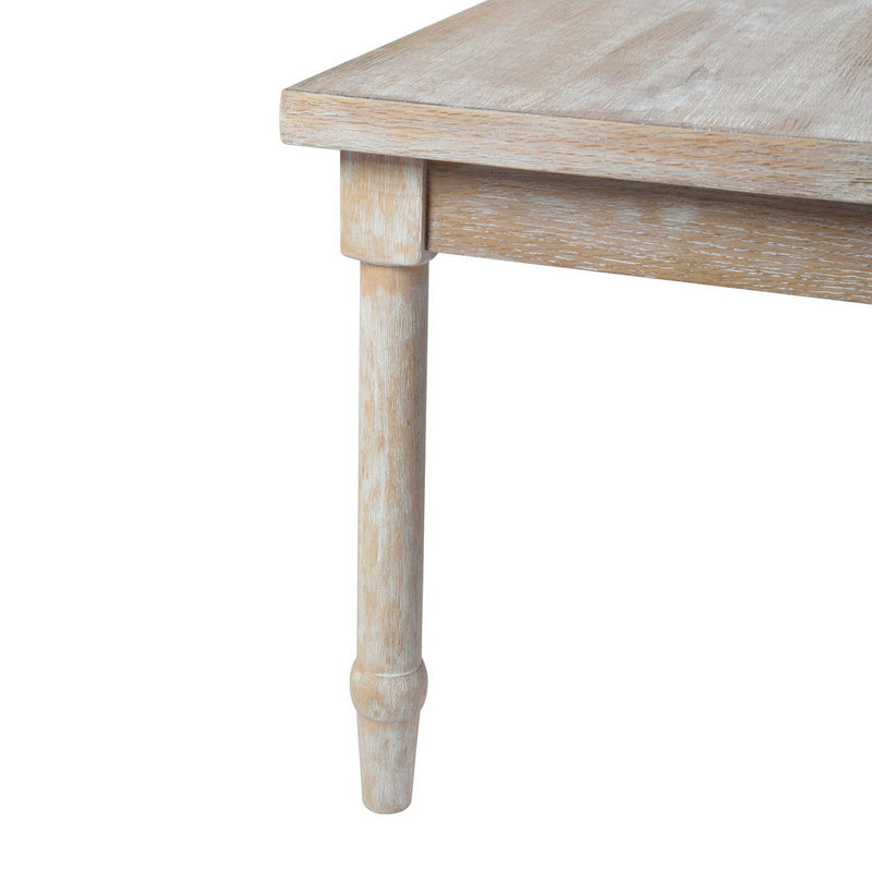 Country Style 18.3' Tall Solid Wood Coffee Table