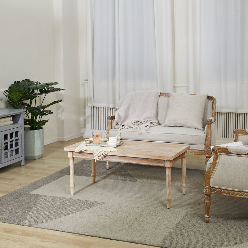 Country Style 18.3' Tall Solid Wood Coffee Table
