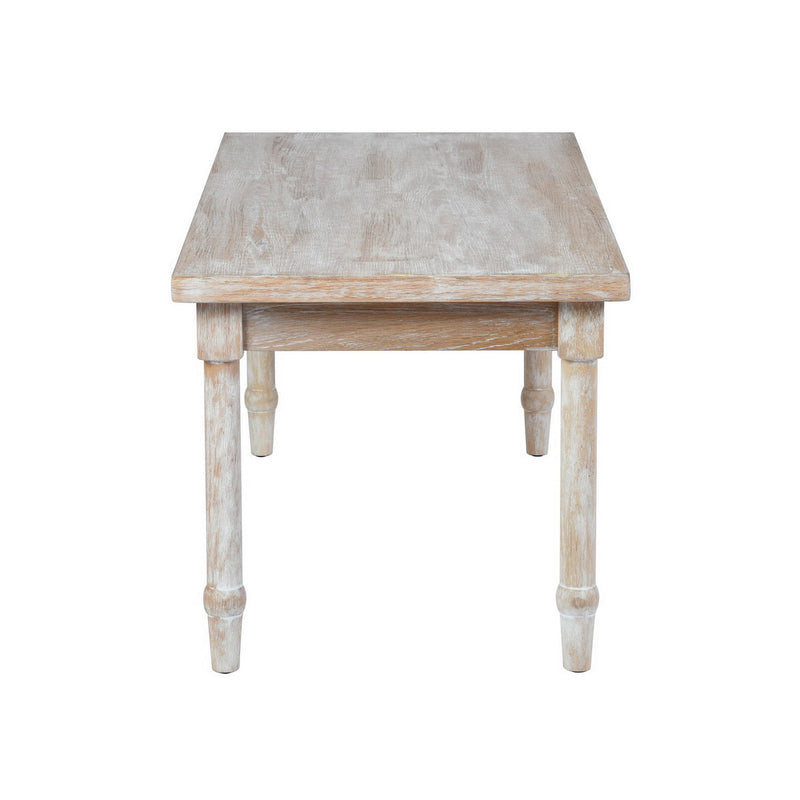 Country Style 18.3' Tall Solid Wood Coffee Table
