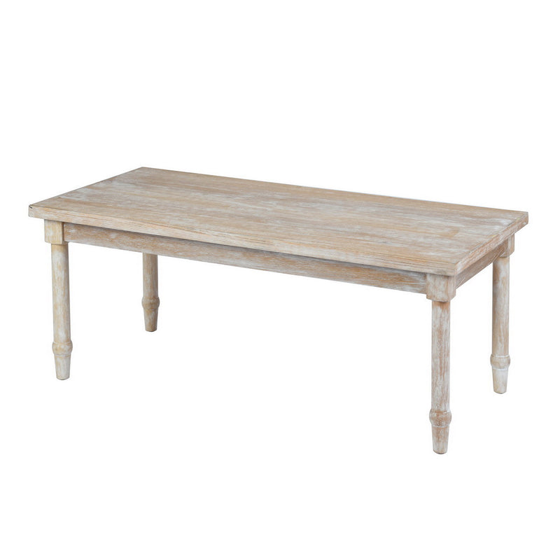Country Style 18.3' Tall Solid Wood Coffee Table