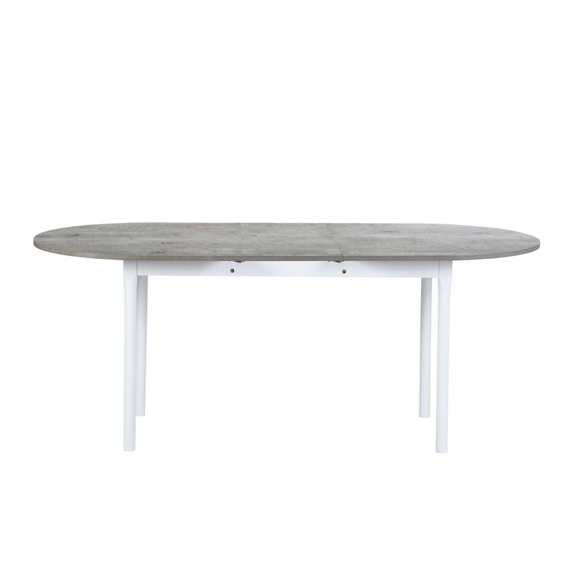 STOGER 63''-78.7'' Extendable Dinning Table for 4-6, with Solid Wood Legs
